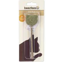 Jouet pour chat sur bâtonnet à l'herbe à chat de Beeztees dans son emballage