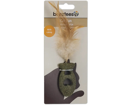 Jouet pour chat Beeztees avec plumes et cataire