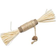 Jouet pour chat en raphia avec corde et nœud