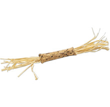 Élément décoratif en liège et raphia