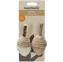 Jouet pour chat Beeztees avec herbe à chat sur l'emballage