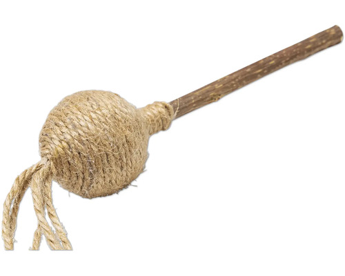 Maillet avec corde de jute et manche en bois