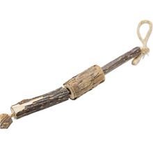 Jouet pour rongeurs en bois avec suspension