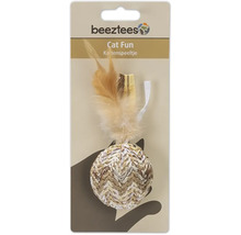Beeztees Jouet pour chat Balle avec plumes