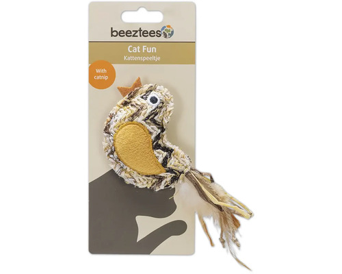 beeztees Jouet pour chat oiseau avec cataire sur l'emballage