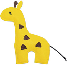 Girafe jaune comme peluche