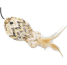 Jouet pour chat souris avec plumes