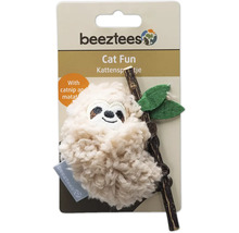 Logo Beeztees. Jouet pour chat paresseux avec herbe à chat et matatabi.