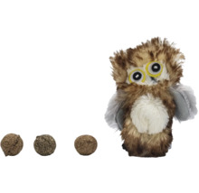 Peluche hibou avec balles de jeu