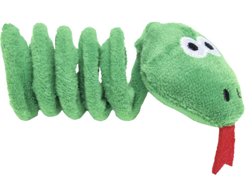 Beeztees Jouet pour chat Jungle Craza 10 cm x 3 cm x 3 cm Peluche serpent avec yeux et langue