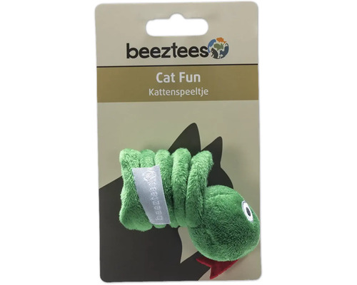 beeztees Katzenspielzeug mit Katzenminze, Wurmform