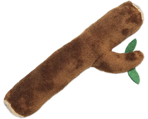 Brauner Plüsch-Baumstamm für Haustiere