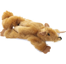Peluche chien, couché