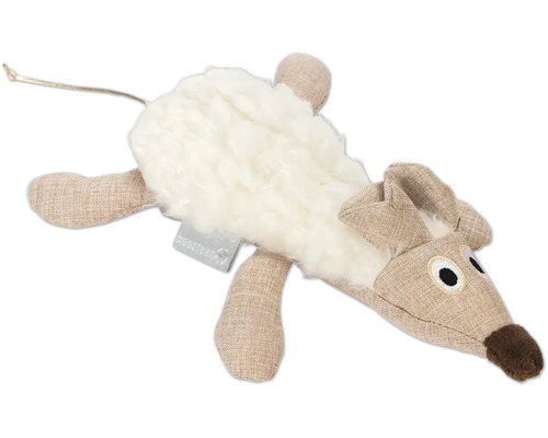 Beeztees Jouet pour chat Souris Kate 17 cm x 13 cm x 4 cm Souris jouet pour chats avec fourrure en peluche et corps en tissu