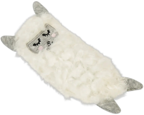 Beeztees Jouet pour chat Kitten Toy Lama 16 cm x 7 cm x 4 cm Masque de sommeil en forme de mouton avec une surface moelleuse