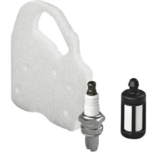Filtre à air, bougie d'allumage et filtre à carburant pour équipements motorisés