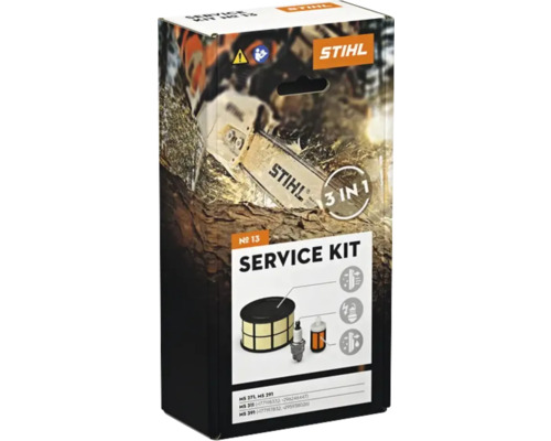 Stihl Service Kit Verpackung mit Luftfilter, Zündkerze und Kraftstofffilter