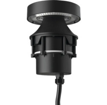 Schwarze LED-Deckenleuchte mit Kabel