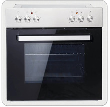 Cuisinière électrique avec boutons de commande et fenêtre de visualisation