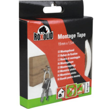 Ruban de montage Roxolid, 19 mm x 1,5 m, emballage