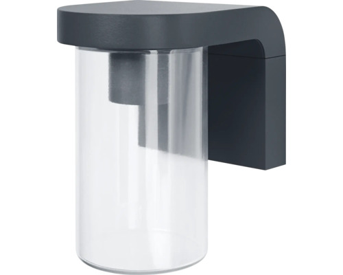 Applique murale extérieure avec cylindre en verre