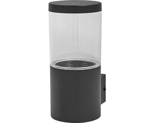 Ledvance Wandleuchte Endura Classic 1 x E27 12 W grau Wandleuchte mit zylindrischem Lampenschirm für den Außenbereich