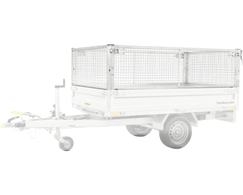Humbaur Stahlgitteraufsatz für Tipper S 1500 2300 x 1500 x 600 mm Anhänger mit Gitteraufsatz