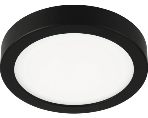 Runde Deckenleuchte in Schwarz