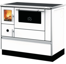 Cuisinière à bois avec four et fenêtre