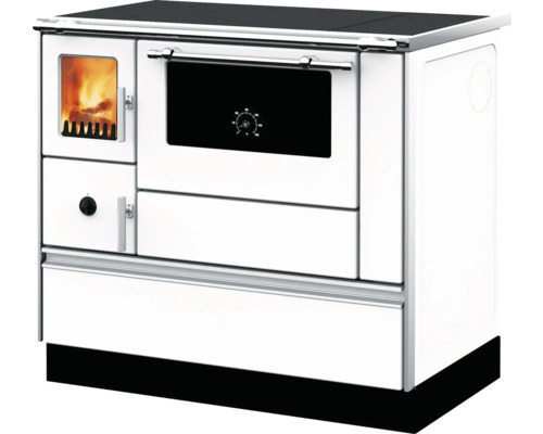 Cuisinière à bois avec four et fenêtre