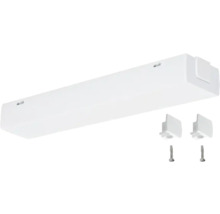 Weisse Unterbauleuchte mit Befestigungsmaterial