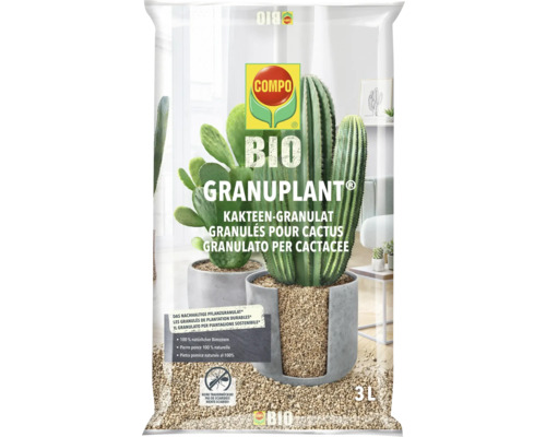 Compo BIO Granuplant Kakteen-Granulat 3l Compo Bio Granuplant Kakteengranulat, 3 Liter, Verpackung