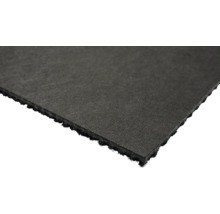 Schwarze Bautenschutzmatte im Detail