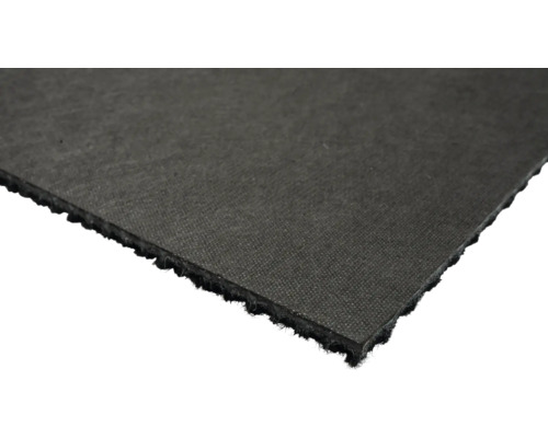 Schwarze Bautenschutzmatte im Detail