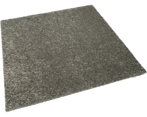Grauer Hochflor Teppich