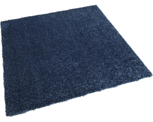Blauer Shaggy-Teppich