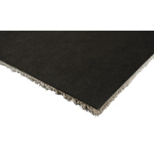 Schwarzer Teppichbodenbelag mit Textilrücken