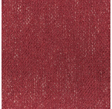 Nahaufnahme eines roten Teppichs mit Melierung