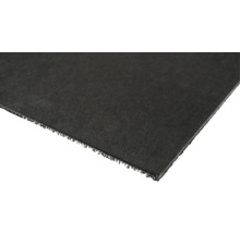 Nahaufnahme einer schwarzen Teichfolie