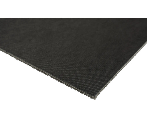 Gros plan d'un revêtement de sol noir