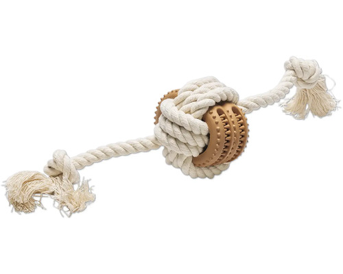 Beeztees Hundespielzeug Dental Seilknoten Fem für Welpen 30 cm x 8.8 cm x 8.8 cm Hundespielzeug aus Seil und Kunststoff