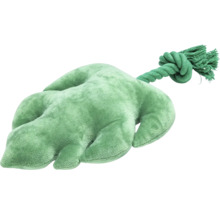 Jouet pour chien en forme de feuille avec corde