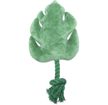 Jouet pour chien en forme de feuille avec corde