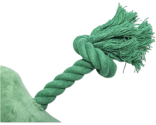 Jouet pour chien en corde avec nœud et franges