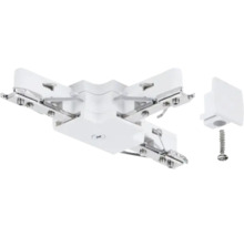 Connecteur d'angle pour rails d'alimentation avec vis pour systèmes d'éclairage