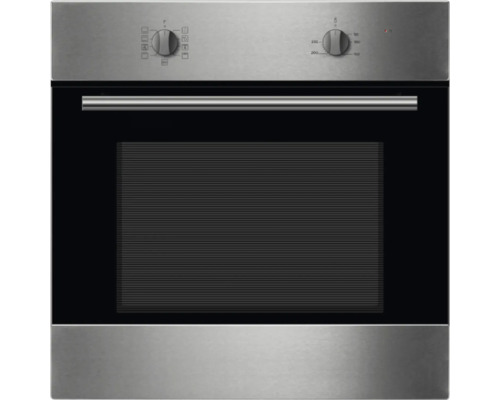 Four encastrable en acier inoxydable avec régulateur de température et sélecteur de fonctions