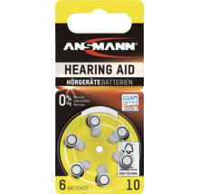 Ansmann Hörgerätebatterien, 6er-Packung