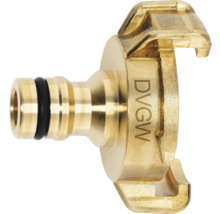Raccord de tuyau d'arrosage en laiton Logo DGVW