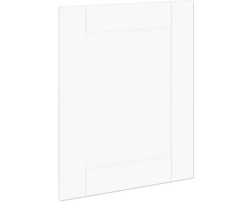 PICCANTE Smart Cache de lave-vaisselle pour lave-vaisselle partiellement intégré 45 cm maison de campagne blanc mat "BB" Porte de placard