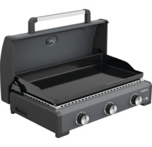Campngaz Gasgrill mit offener Haube und Grillplatte